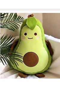 Sevimli Avokado Peluş Yastık & Uyku Arkadaşı & Oyuncak & Hediyelik 35 Cm ürün fotoğrafı