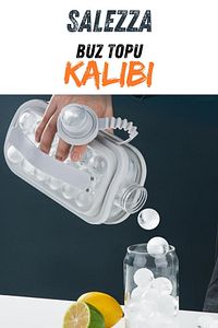 Buz Topu Kalıbı , 2 Li Pratik Buz Küpü Su Şişesi ürün fotoğrafı