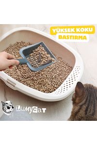 %100 Doğal Çam Peleti Kedi Kumu 50lt (25 KG) Tozsuz Çuval Gönderi (SOBA İÇİN UYGUNDUR) ürün fotoğrafı