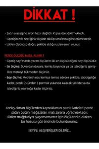 Naturel Bambu Ttm Şantuk Zemin 1x3 Sık Boru Pile Ütü Istemeyen Tül Perde ürün fotoğrafı