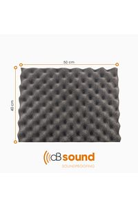 Dbsound Kendinden Yapışkanlı 40 Mm 50x40 Cm 15dns Yumurta Profil Akustik Sünger Db Sound ürün fotoğrafı