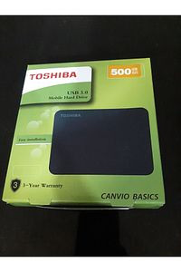 Toshıba 500 Gb Taşınabilir Harici Hdd Harddisk ürün fotoğrafı