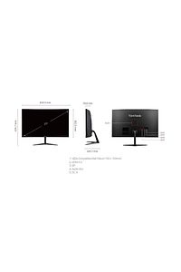 27 Vx2718-Pc-Mhd Led 1ms 165hz Curved Gamıng Monitör ürün fotoğrafı