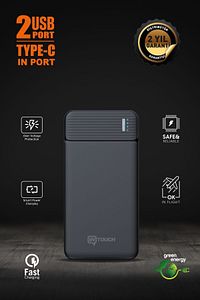 10.000 Mah Max-ın Slim Powerbank, Siyah Taşınabilir Şarj Cihazı Typec ürün fotoğrafı