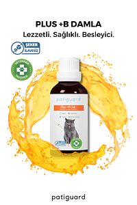 Plus B For Cats Kediler Için Tüy Dökülmesi Engelleyici Önleyici Biyotin Tüy Sağlığı Damlası 50 ml ürün fotoğrafı