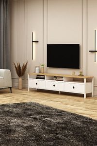 Remy Tv Ünitesi 180 Sepet-beyaz Alt Modül ürün fotoğrafı