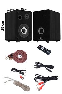 Rm-400bk Aktif Stüdyo Referans Monitörü 4 Inç Çift bluetooth Usb 140 Watt ürün fotoğrafı