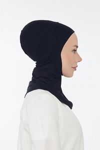Hijabchi Boyunluklu Bone-siyah ürün fotoğrafı