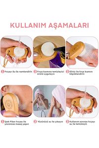 Yüz Ve Cilt Bakım Temizleme Fırçası – Ultra Yumuşak Ipek Kıl, Siyah Nokta Karşıtı, Doğal Ahşap Saplı ürün fotoğrafı