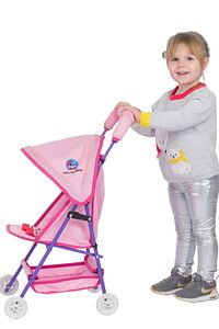 Oyuncak Bebek Arabası Kız Çocuğu İçin Puset Bebek Oyuncağı ürün fotoğrafı