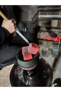 1kg #26mm Hindistan Cevizi Küp Nargile Kömürü Folyo ürün fotoğrafı