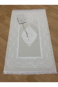 Çeyizlik, Hediyelik, 4'lü Gelin Bohçası Seti, Iğne Oyalı Namaz Örtüsü, Tafta Seccade, Yasin, Tesbih ürün fotoğrafı