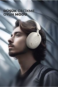 H655bt Hibrit Anc Kulaküstü Bluetooth Kulaklık - 76 Saat Batarya, Enc, Anc,Çift Cihaz Desteği ürün fotoğrafı
