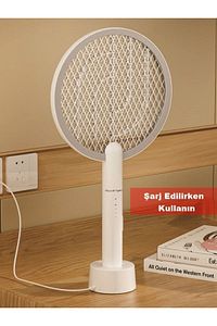 WD-942 USB Şarjlı Uv Işıklı Elektrikli Sivrisinek Öldürücü Raket Sinek Öldürücü Sineksavar ürün fotoğrafı