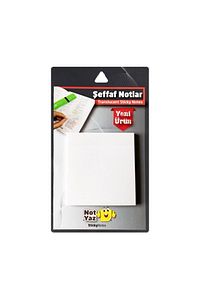 Şeffaf/transparan Yapışkanlı Bloknot 50 Yaprak ürün fotoğrafı