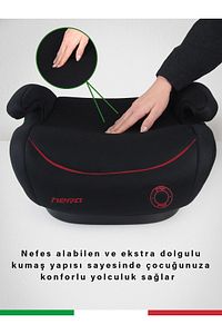 Hera 15-36 Kg Emniyet Kemeriyle Kullanılabilen Isofixli Oto Koltuğu Yükselticisi ürün fotoğrafı