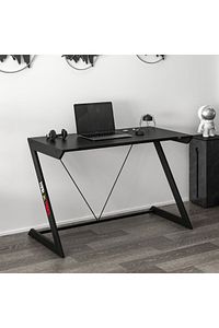 Zoned Metal Ayaklı Gaming Oyuncu Masası - Siyah ürün fotoğrafı