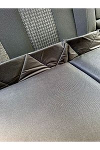 Oto Arka Koltuk Yatak 70*130 Cm - Siyah - Sıvı Itici Kumaş ürün fotoğrafı