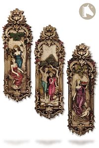 Dekoratif Vintage Duvar Panoları (45x14cm) 3 Adet ürün fotoğrafı