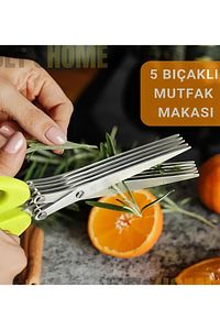 Çelik Paslanmaz Meyve Sebze Kesme Makası Çoklu Doğrama Makası ürün fotoğrafı