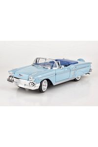 Diecast 1958 Chevy Impala 1/24 Die Cast Model Araç ürün fotoğrafı
