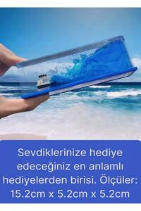 Batmayan Gemi Akvaryum/ Batmayan Titanik  Aşk Gemisi Sevgililer Günü Hediyesi / Akvaryum Fanus Biblo ürün fotoğrafı