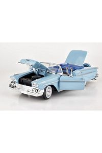 Diecast 1958 Chevy Impala 1/24 Die Cast Model Araç ürün fotoğrafı