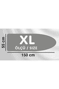 (HEDİYELİ) Premium Xl Ütümasası Kılıf Örtüsü Bezi (1AD.KORUYUCU FİLE ÜTÜLEME PEDİ HEDİYELİ) ürün fotoğrafı