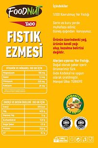 %100 Şekersiz Sporcu Dostu Fıstık Ezmesi 1 Kg Şekersiz Yer Fıstığı Ezmesi Proteini Yüksek. ürün fotoğrafı