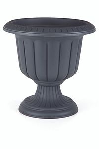 Kapıönü Saksısı 9,8 Litre - Dekoratif Saksı -büyük Boy Siyah Saksı ürün fotoğrafı