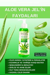 Aloe Vera Jel Güneş Sonrası Bakım, Nemlendirici, Ferahlatıcı, Yatıştırıcı 200 ml ürün fotoğrafı