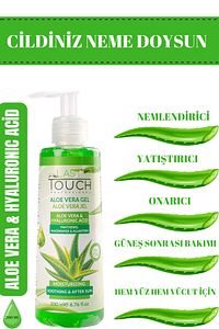 Aloe Vera Jel Güneş Sonrası Bakım, Nemlendirici, Ferahlatıcı, Yatıştırıcı 200 ml ürün fotoğrafı