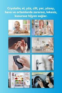 Eco 2 Litre ( 200 ml *10 ) El Cilt Ortam için Antiseptik Dezenfektan Seti ürün fotoğrafı