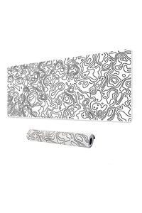 Pro White Map Lines 90x40 Cm Xxl Gaming Oyuncu Mouse Pad Mousepad ürün fotoğrafı