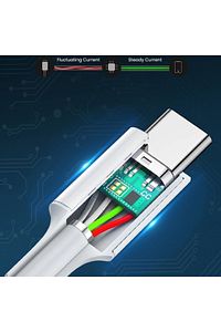 25w Hızlı Type-c Şarj Kablosu Çift Taraflı Type-c To Type-c 25w Pd Şarj Kablo 1metre ürün fotoğrafı