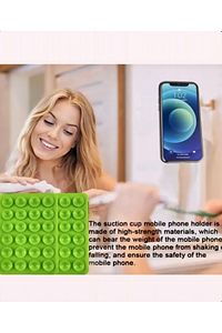 Silikon Vakumlu Cep Telefon Tutucu, Cep Telefonu Yapışkanlı, Kaymaz Vantuz Telefon Tutucu Ped ürün fotoğrafı