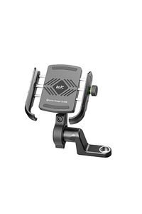 Ayna ve Gidon Bağlantılı Motorsiklet Telefon Tutucu Bisiklet ATV Telefon Tutacağı USB ŞARJ 2 in 1 ürün fotoğrafı