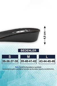 Extender 4,5 Cm Siyah Boy Uzatıcı Tabanlık ürün fotoğrafı