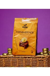 HANIMEFENDİ Fındık Parçacıklı & Dolgulu Sütlü Çikolata 300 Gr ürün fotoğrafı