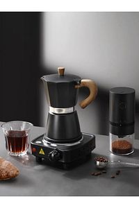 Mokapot 6-cup Coffeehutt Bigg Coffee Kahve Demleme Kahve Ekipmanı Italyan Filtre Kahve Makinesi ürün fotoğrafı