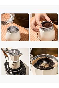 Mokapot 6-cup Coffeehutt Bigg Coffee Kahve Demleme Kahve Ekipmani Italyan Filtre Kahve Makinesi ürün fotoğrafı