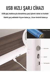 WD-956 USB Şarjlı Katlanabilir Uv Işıklı Elektrikli Sivrisinek Öldürücü Raket Lamba ürün fotoğrafı