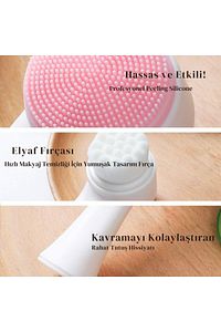 Çift Taraflı Yüz Temizleme Fırçası Ve Peeling Fırçası Bakım ürün fotoğrafı