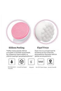 Çift Taraflı Yüz Temizleme Fırçası Ve Peeling Fırçası Bakım ürün fotoğrafı