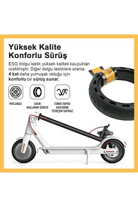 2 Adet Esg Dolgu Lastik Scooter Patlamaz Dolgu Lastik ürün fotoğrafı