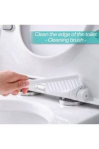 2'li Tuvalet Fırçası Seti  ve Çok Amaçlı İnce Temizlik Fırçası Derz Banyo Detay Temizleme Fırçası ürün fotoğrafı