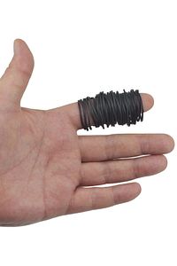 Siyah Paket Ambalaj Toka Para Lastiği 1000 Adet 40mm ürün fotoğrafı