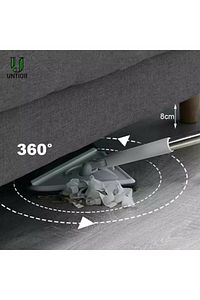 4 Bezli Üçgen Mop Cam Parke Fayans Temizleme Mikrofiber Teleskopik Sap ürün fotoğrafı