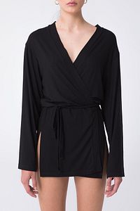Ultra Soft Zoe Kimono Siyah ürün fotoğrafı