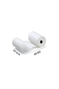Termal Yazar Kasa Pos Rulo 80mm X 40 Mt 10 Adet Rulo ürün fotoğrafı